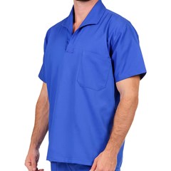 BLUSA AZ ROYAL BRIM MG CURTA T. EXGG CONFIO