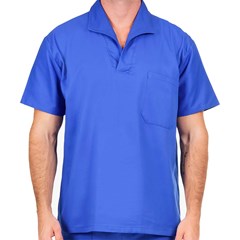BLUSA AZ ROYAL BRIM MG CURTA T. EXGG CONFIO