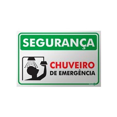 PLACA SEG CHUVEIRO EMERG PR1040 1,5MM 30X20CM