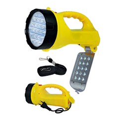 LANTERNA RECARREGAVEL 1+15 LEDS BIVOLT LOTUS