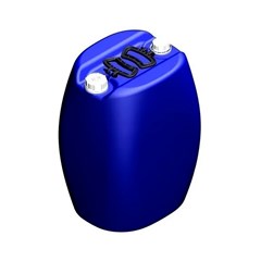 BOMBONA PLASTICA 50L - 2 BOCAS PEQUENA