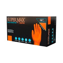 LUVA LR NITRILICA IGNITE T.10 SUPERMAX