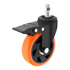 RODIZIO PT GIR 100MM ESPIGA C/FREIO COLSON