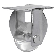 RODIZIO GEL PU FIXO 35MM PLACA COLSON