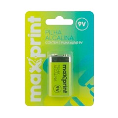 BATERIA 9V ALCALINA 756396 MAXPRINT