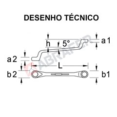 CHAVE ESTRELA 2-1.1/16 X 1.1/4 GEDORE BLUE