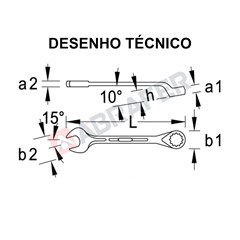 CHAVE COMBINADA 1B-3/8