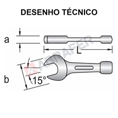 CHAVE FIXA DE BATER 133-2.1/2