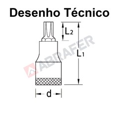 CHAVE SOQUETE TORX 1/2